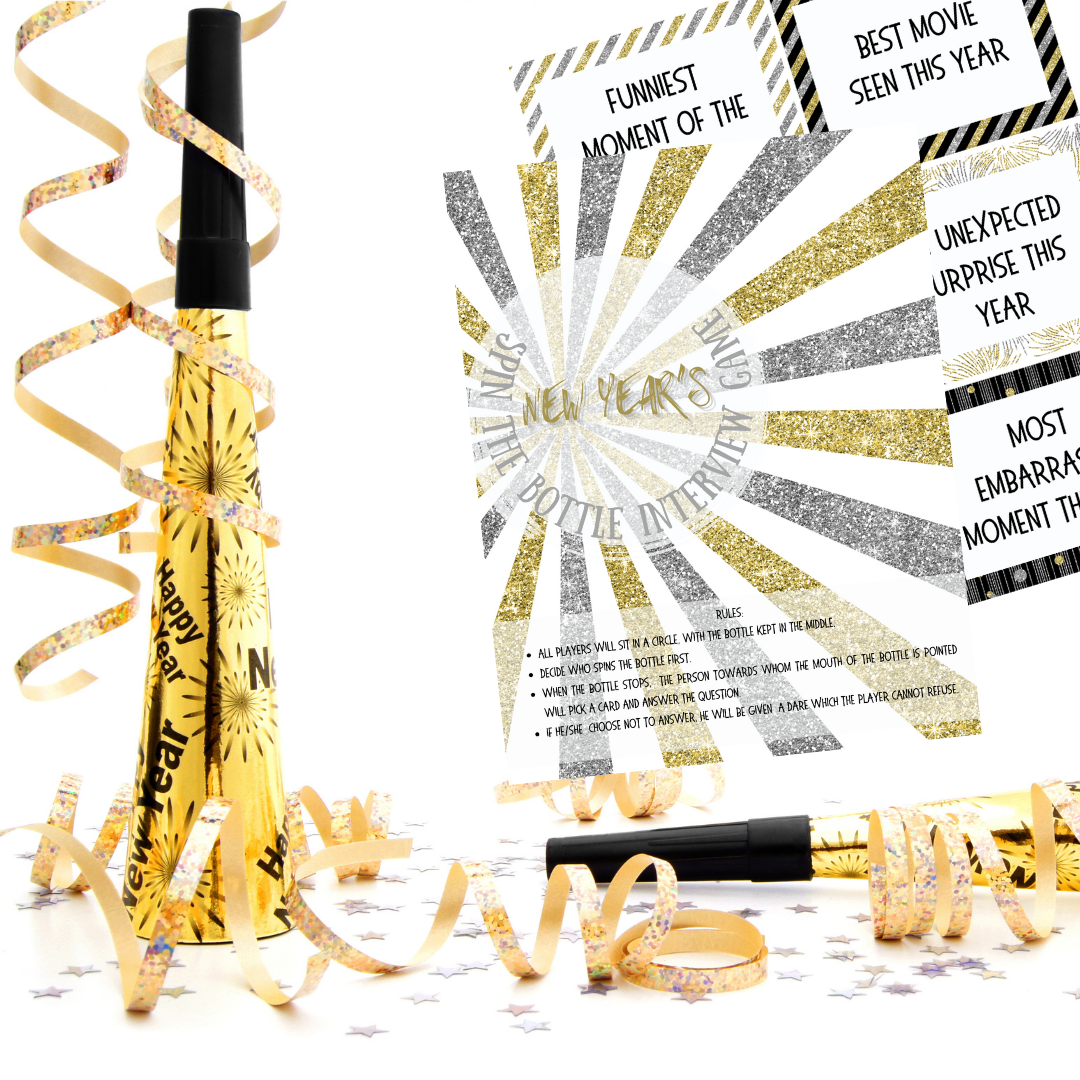 New Year's Spin the Bottle Interview Game