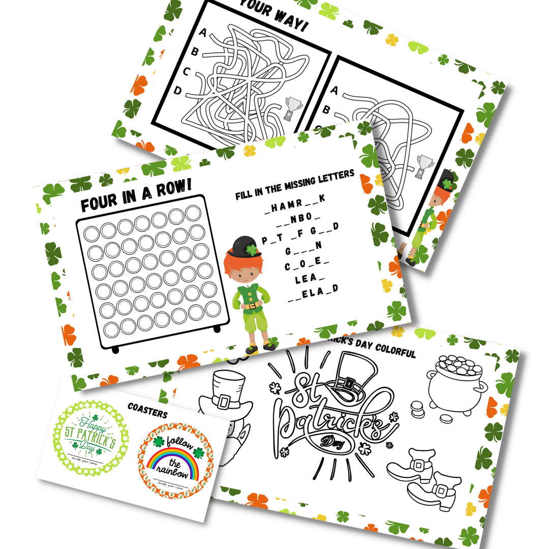 St. Patrick's Day Placemats