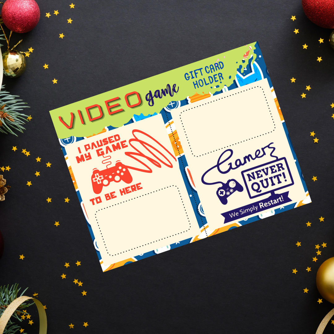 Video Game Gift Card Holder