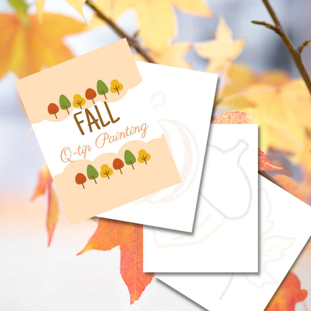 Fall Q-tip Painting Activity
