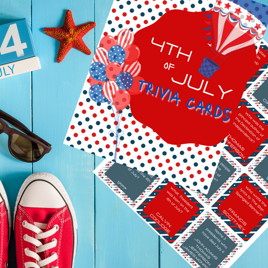 4th of July Trivia Cards