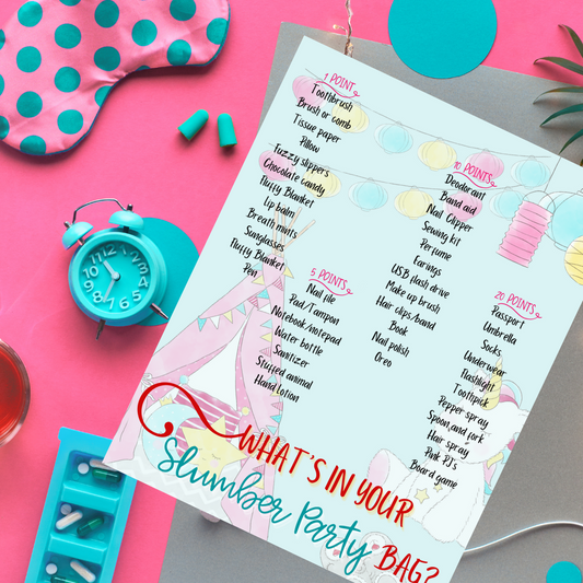 What's in Your Slumber Party Bag?