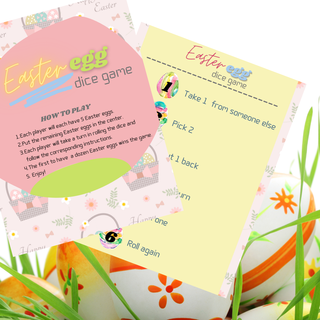 Easter Egg Dice Game