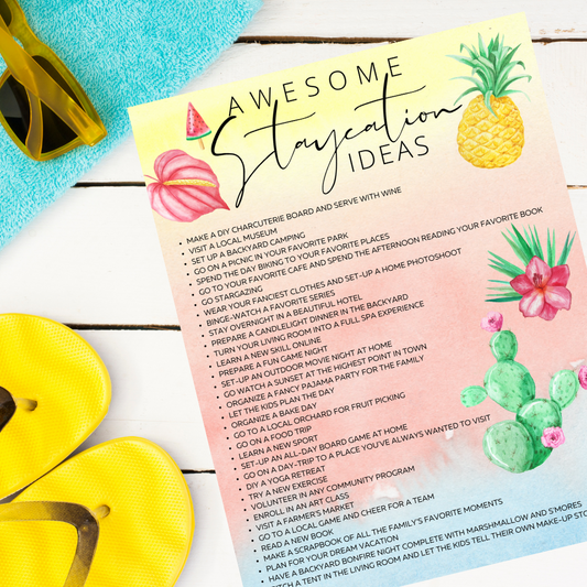 Summer Staycation Ideas