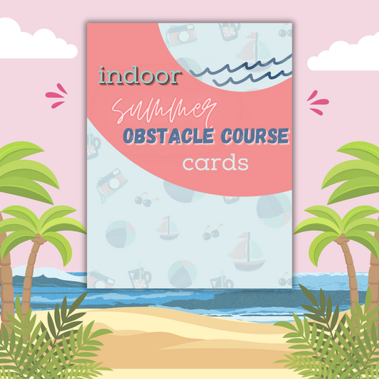 Indoor Summer Obstacle Course Cards