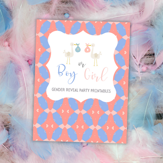 Gender Reveal Party Printables