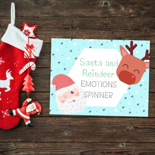 Santa and Reindeer Emotions Spinner