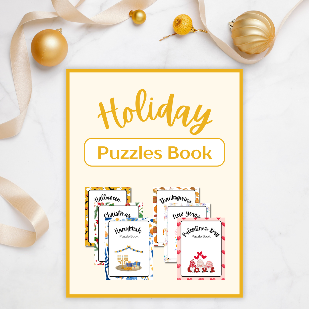 Holiday Puzzles Book