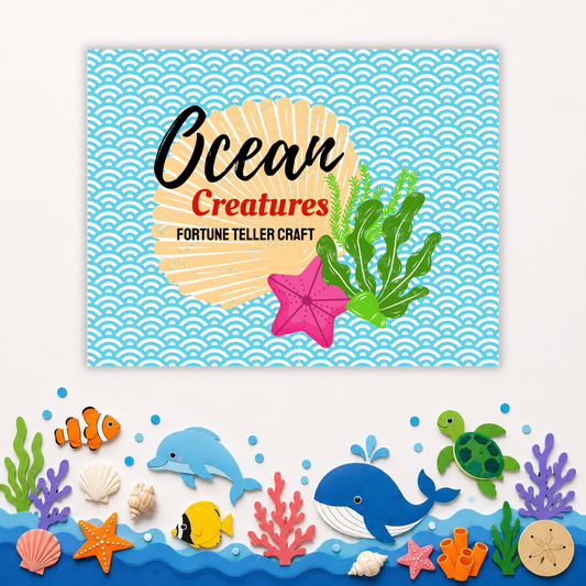 Ocean Creatures Fortune Teller Craft