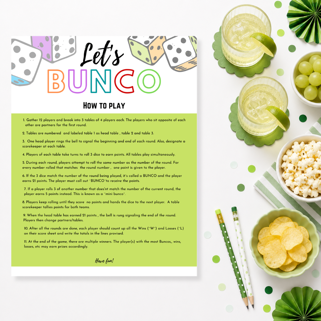 Bunco Game