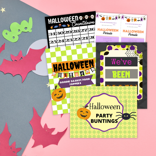 Halloween Activities Templates Bundle