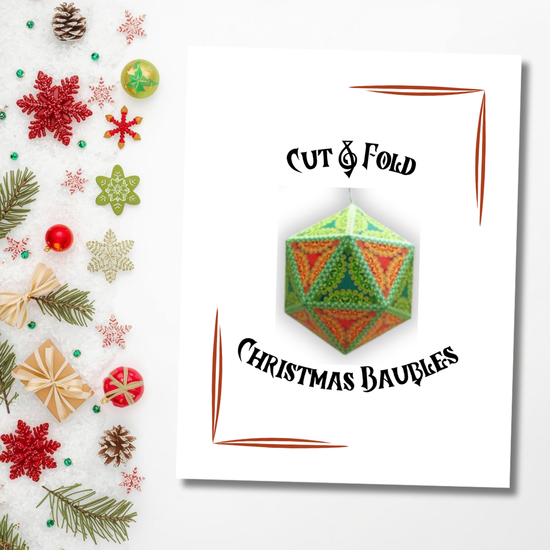 Cut and Fold Christmas Baubles