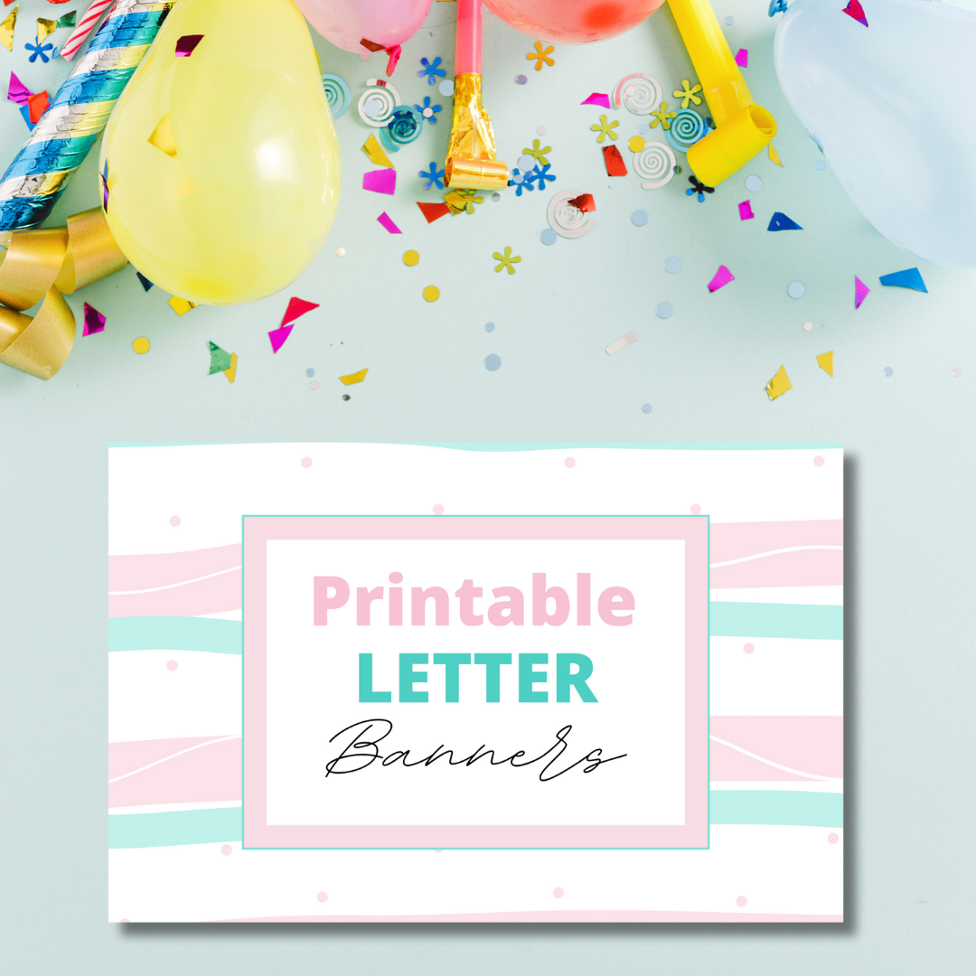 Printable Banner Letters