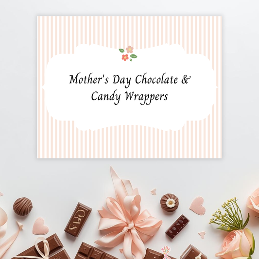 Mother's Day Chocolate & Candy Wrappers
