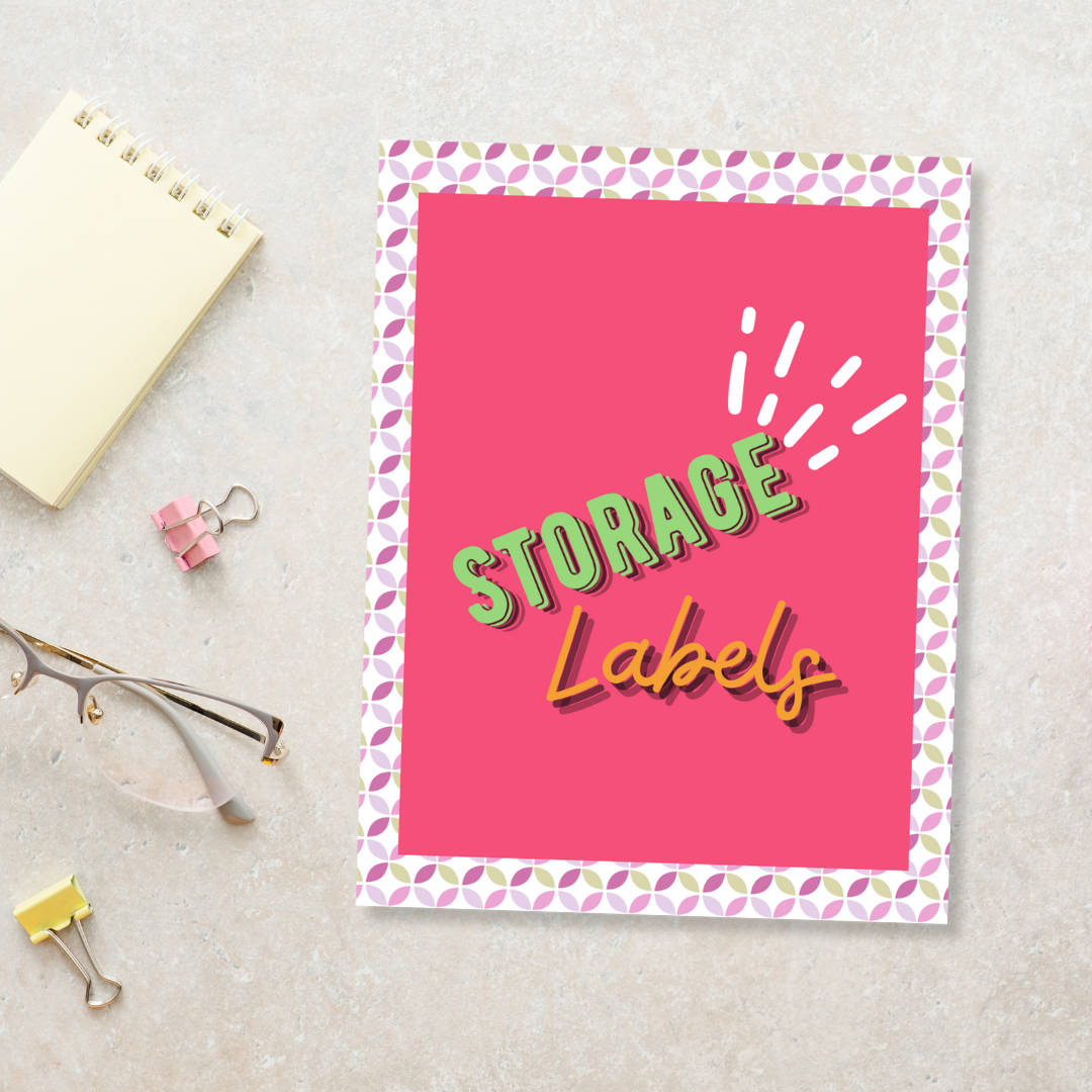 Storage Labels – Printables and More Club