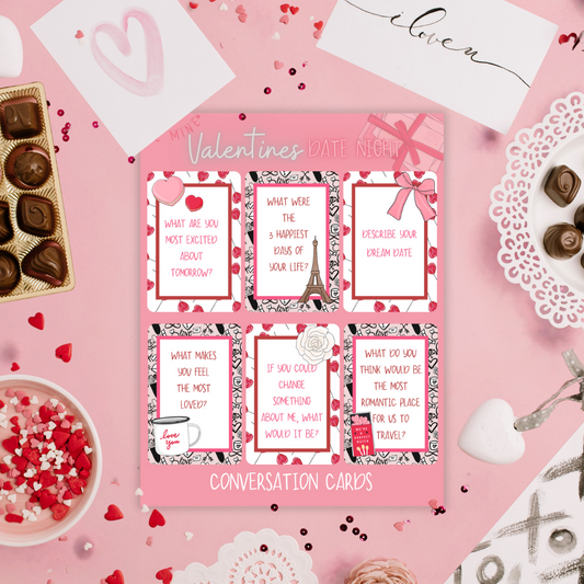 Valentines Date Night Conversation Cards