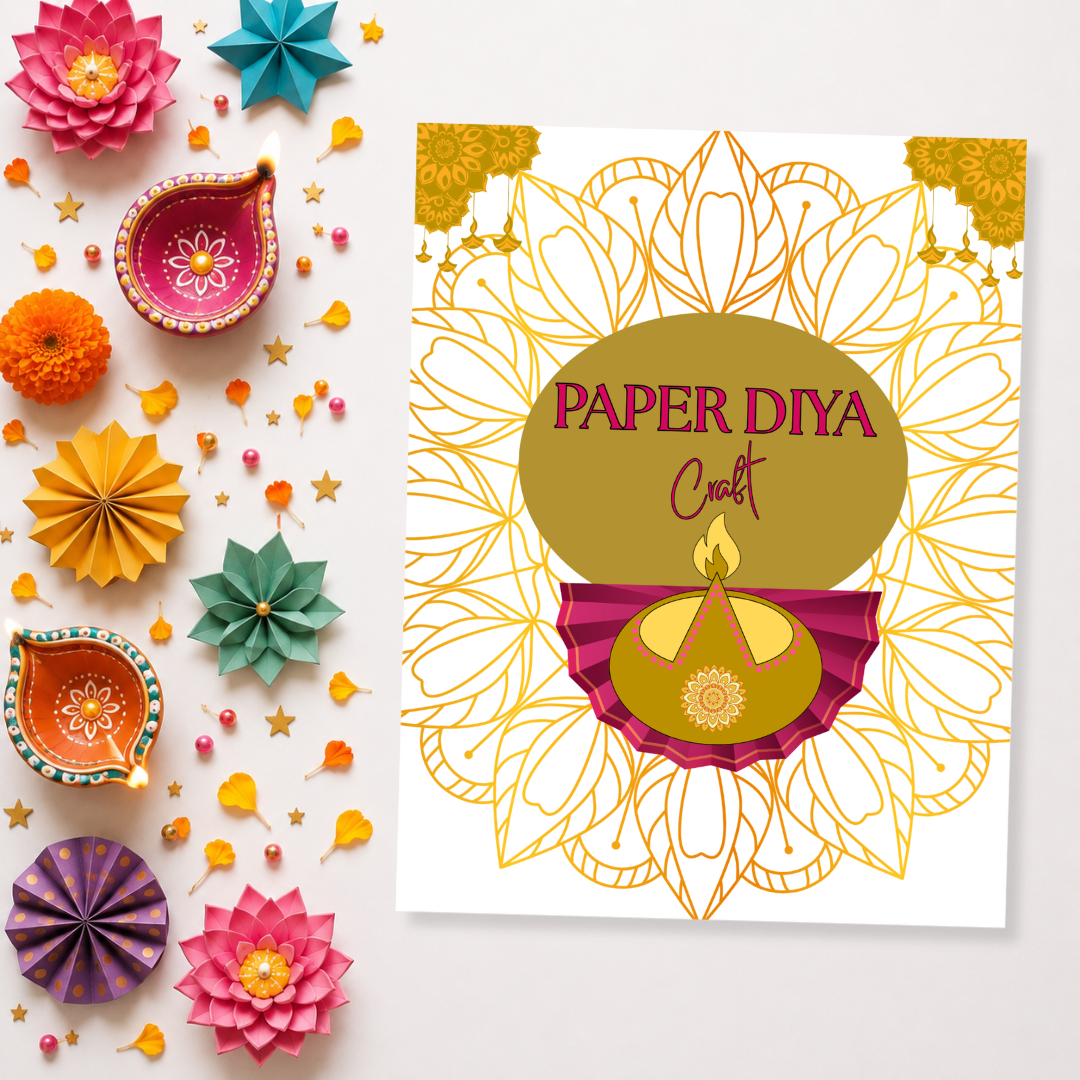 Paper Diya Craft