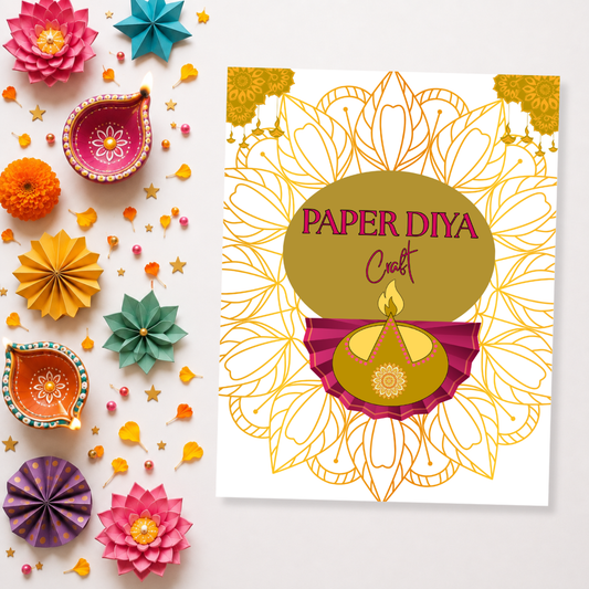 Paper Diya Craft