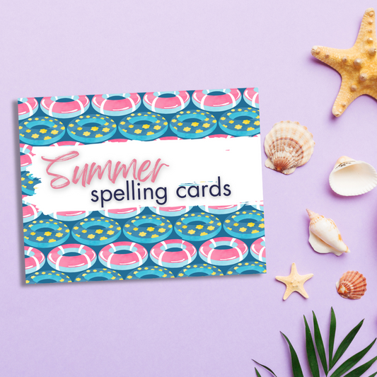 Summer Spelling Cards