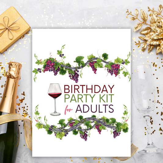 Birthday Party Kit for Adults