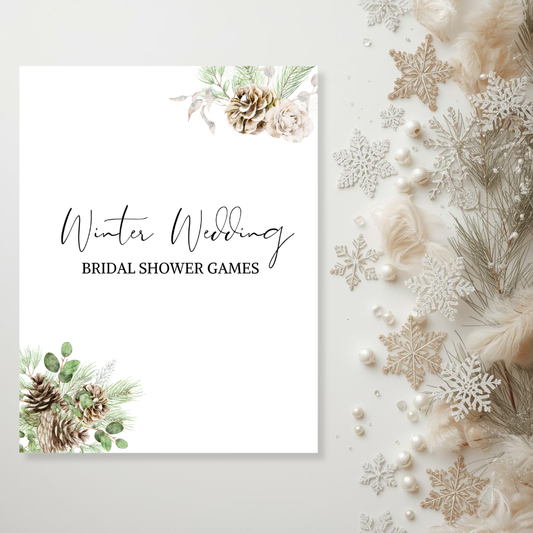 Winter Wedding Bridal Shower Games