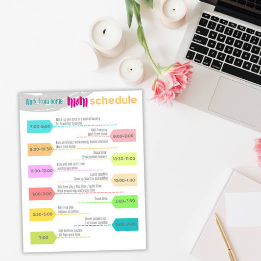 Work From Home Mom Schedule