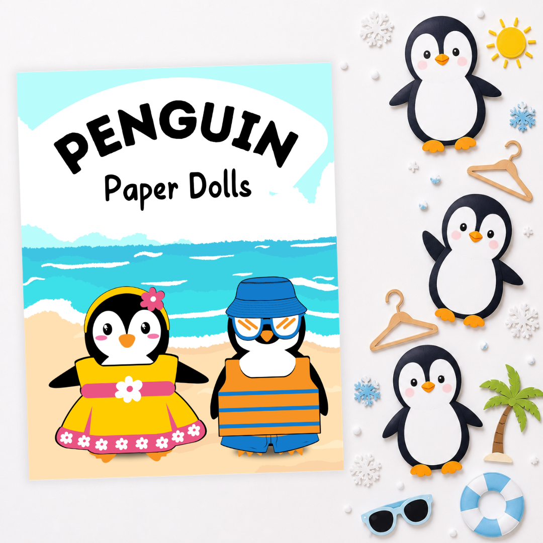 Penguin Paper Dolls