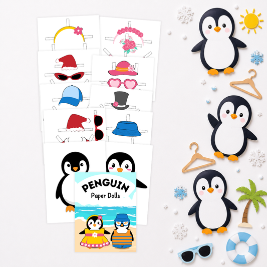 Penguin Paper Dolls