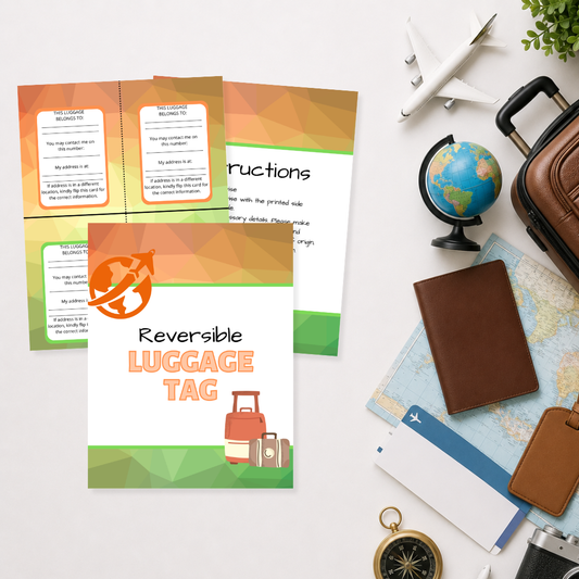 Reversible Luggage Tag