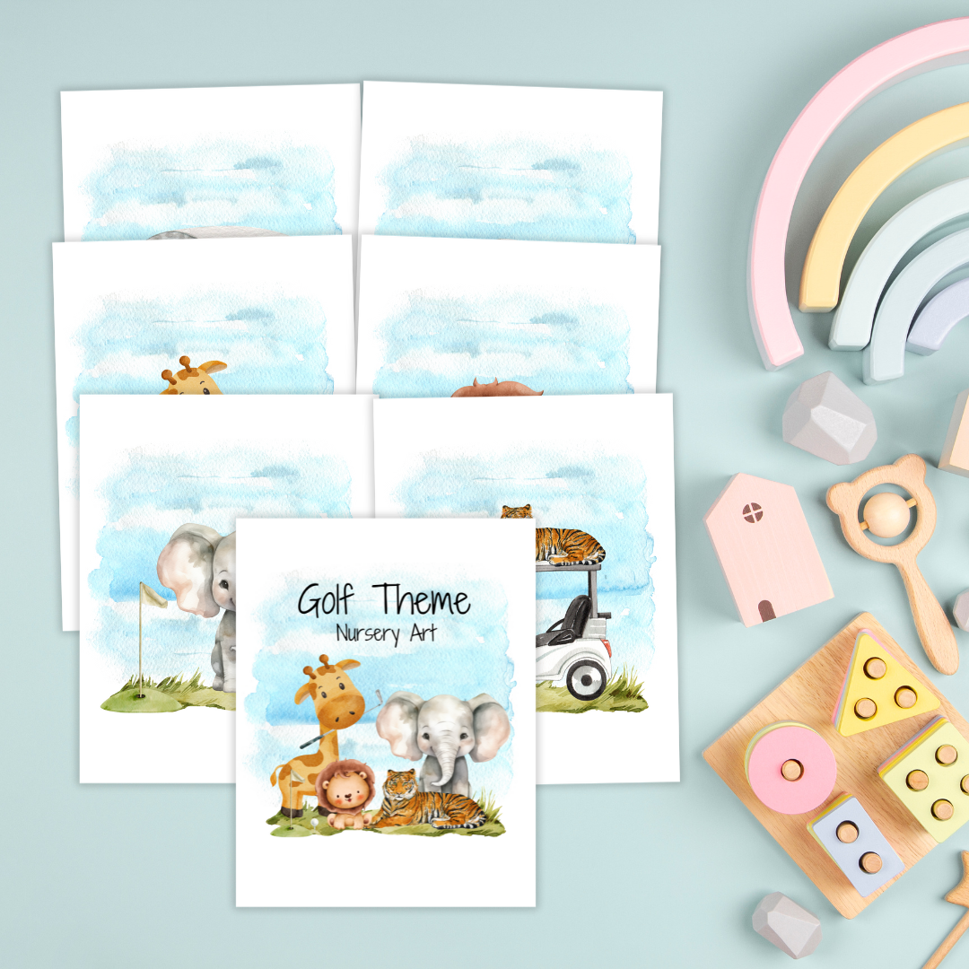 Golf Theme Nursery Art