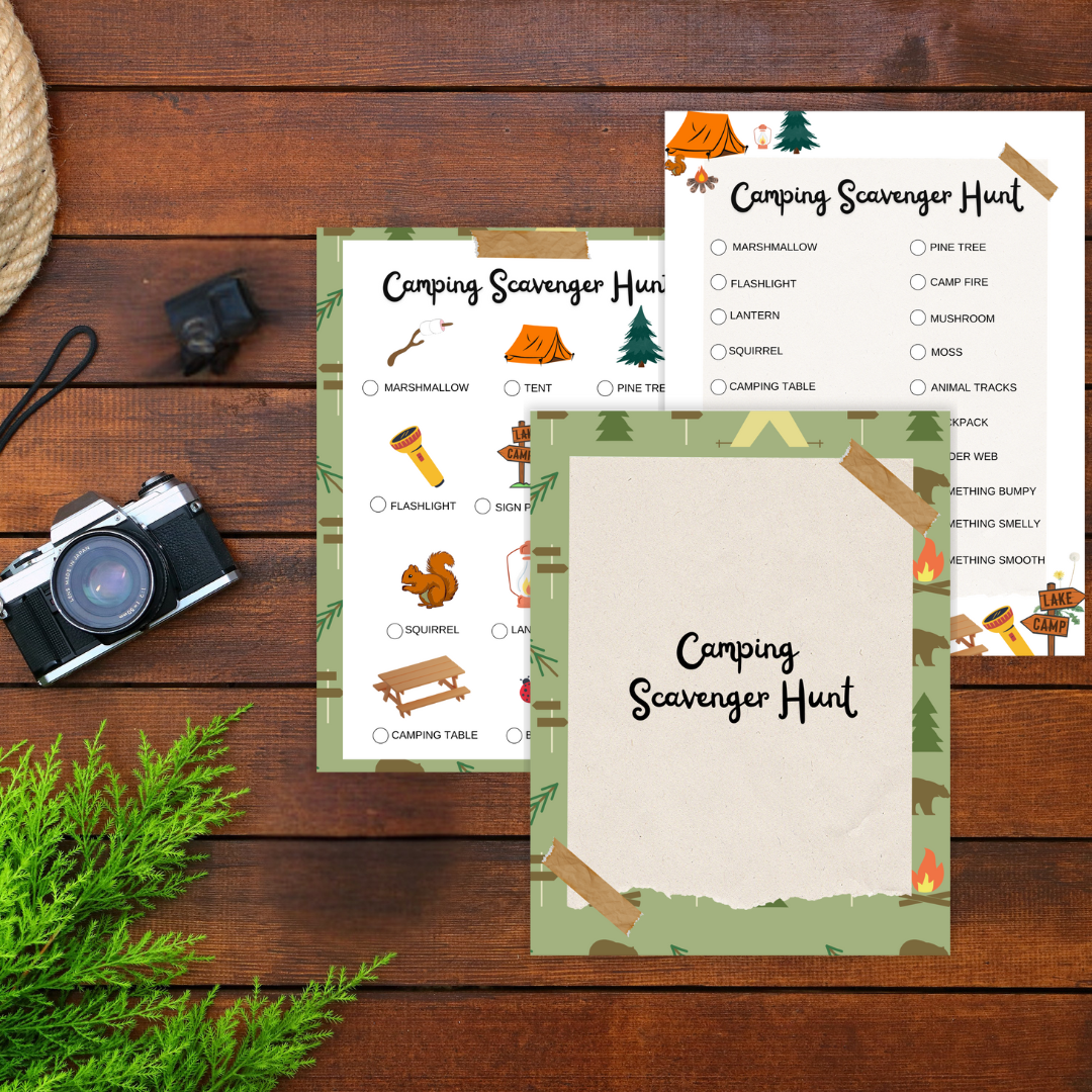 Camping Scavenger Hunt