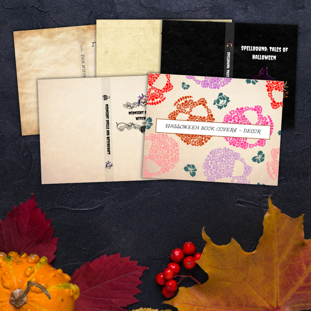 Halloween Book Covers - Decor