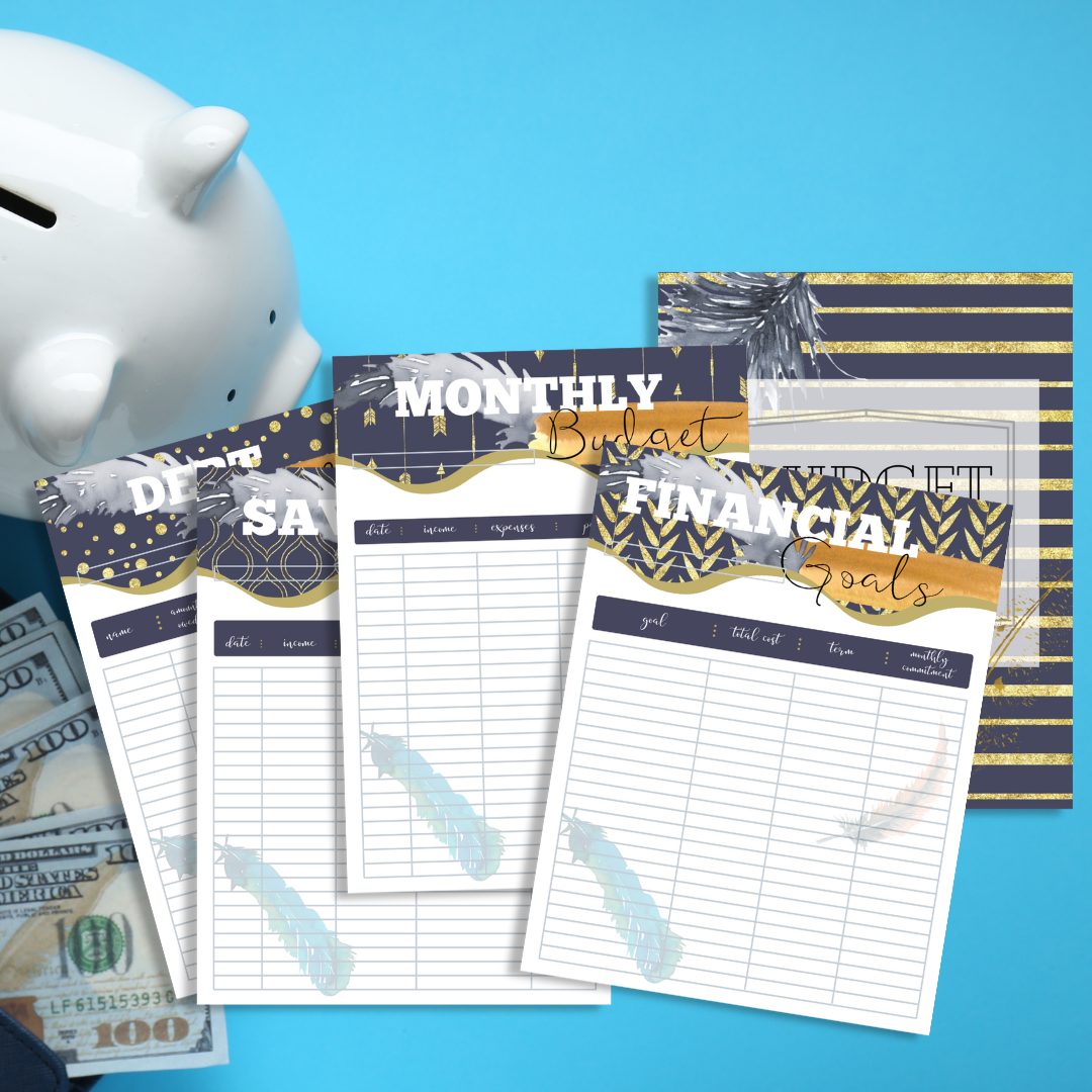 Financial, Goals, and Savings Templates Bundle