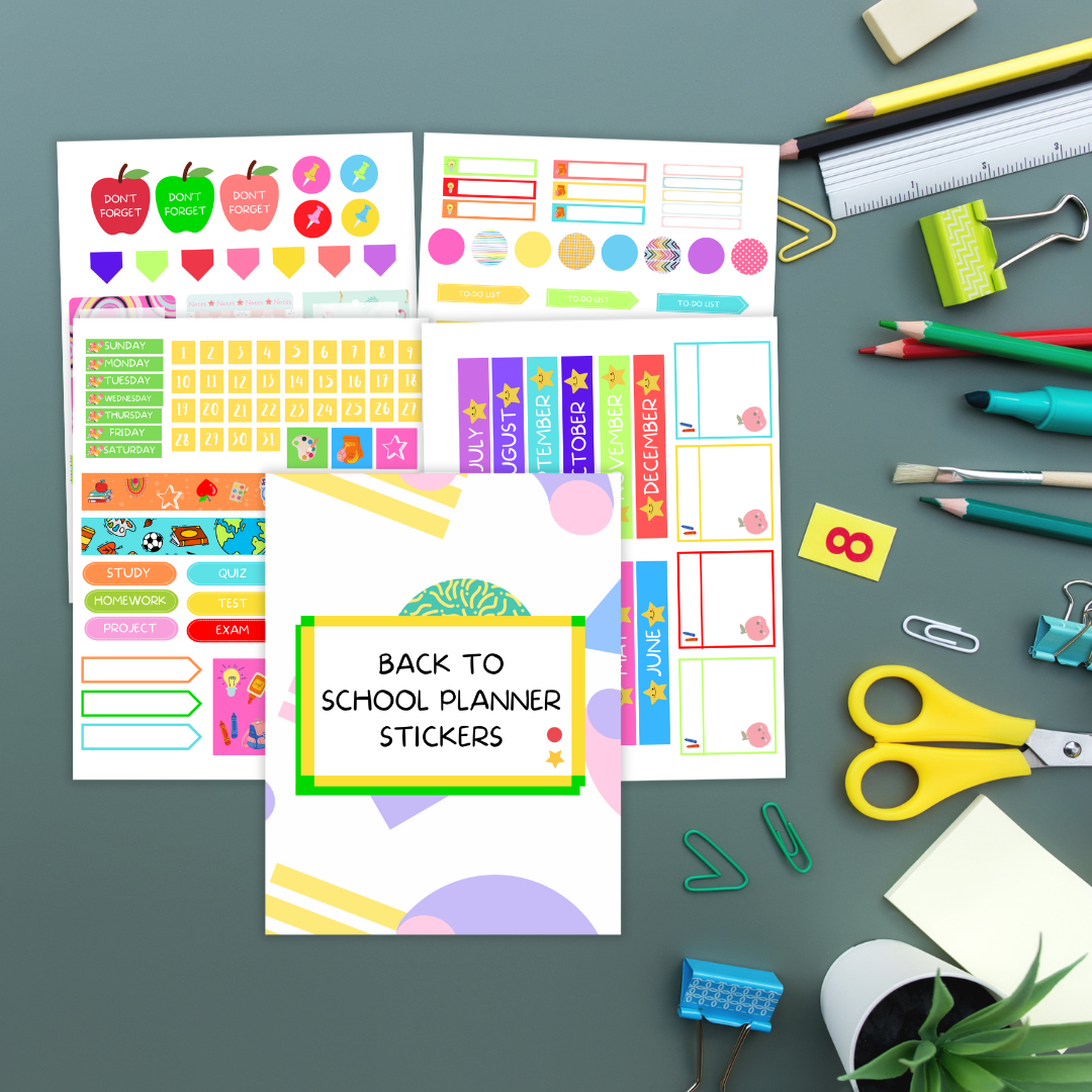 Back to School Planner Stickers