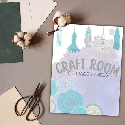 Craft Room Storage Labels