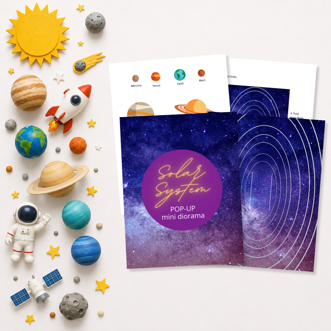 Solar System Pop-up Mini Diorama