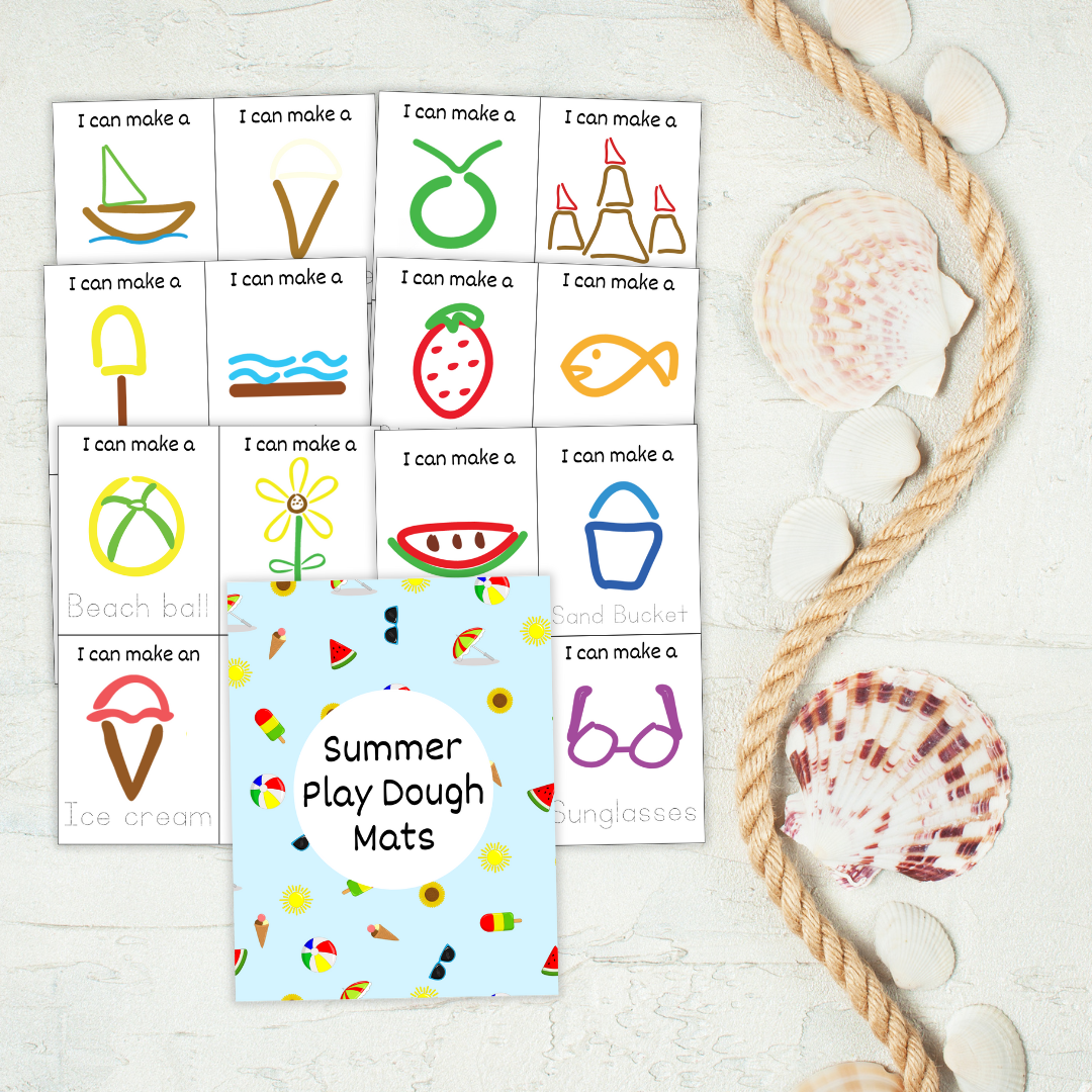 Summer Play Dough Mats