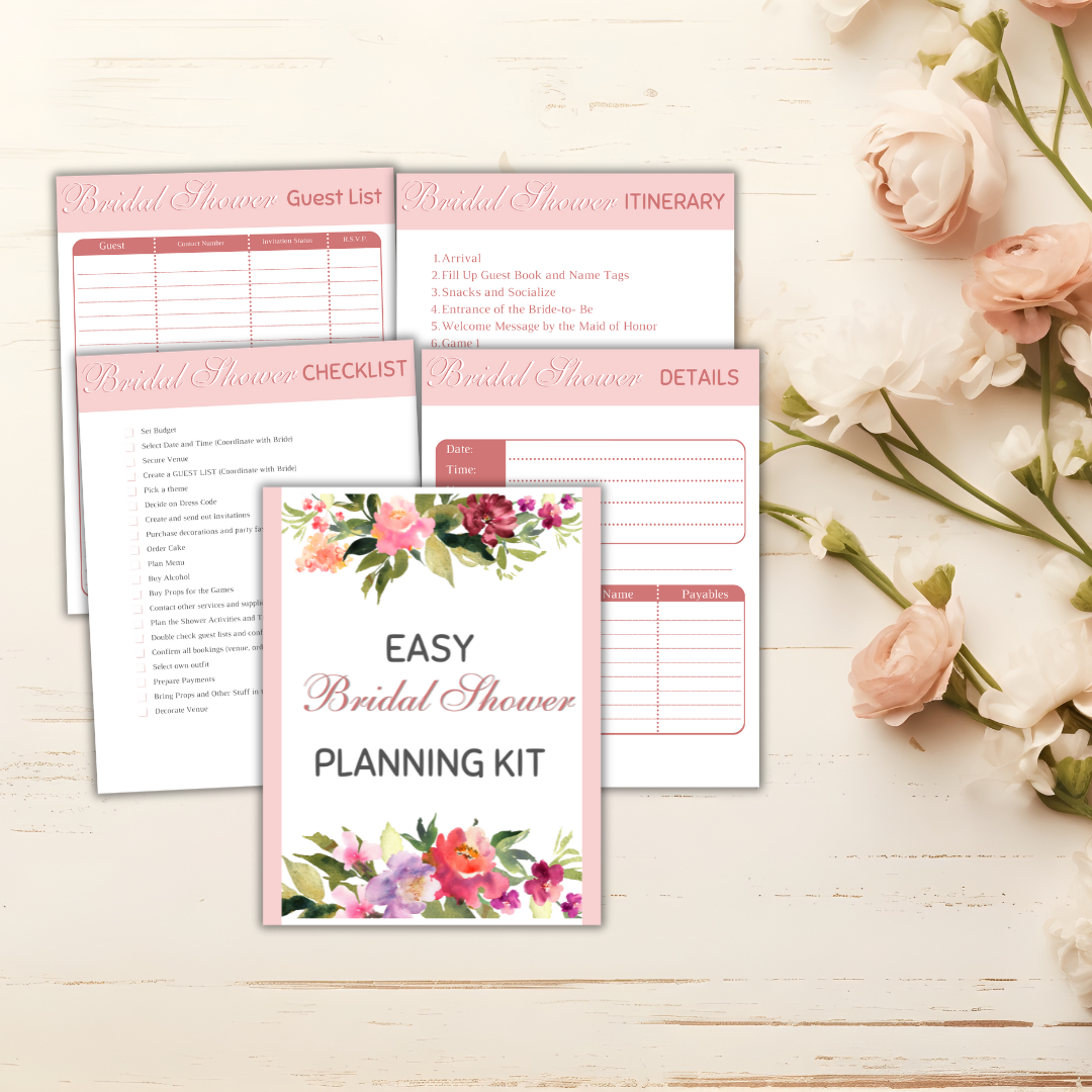 Easy Bridal Shower Planning Kit