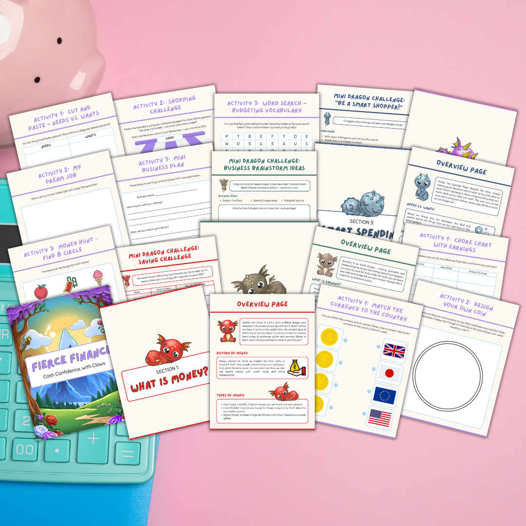 Financial Literacy Workbook for Kids