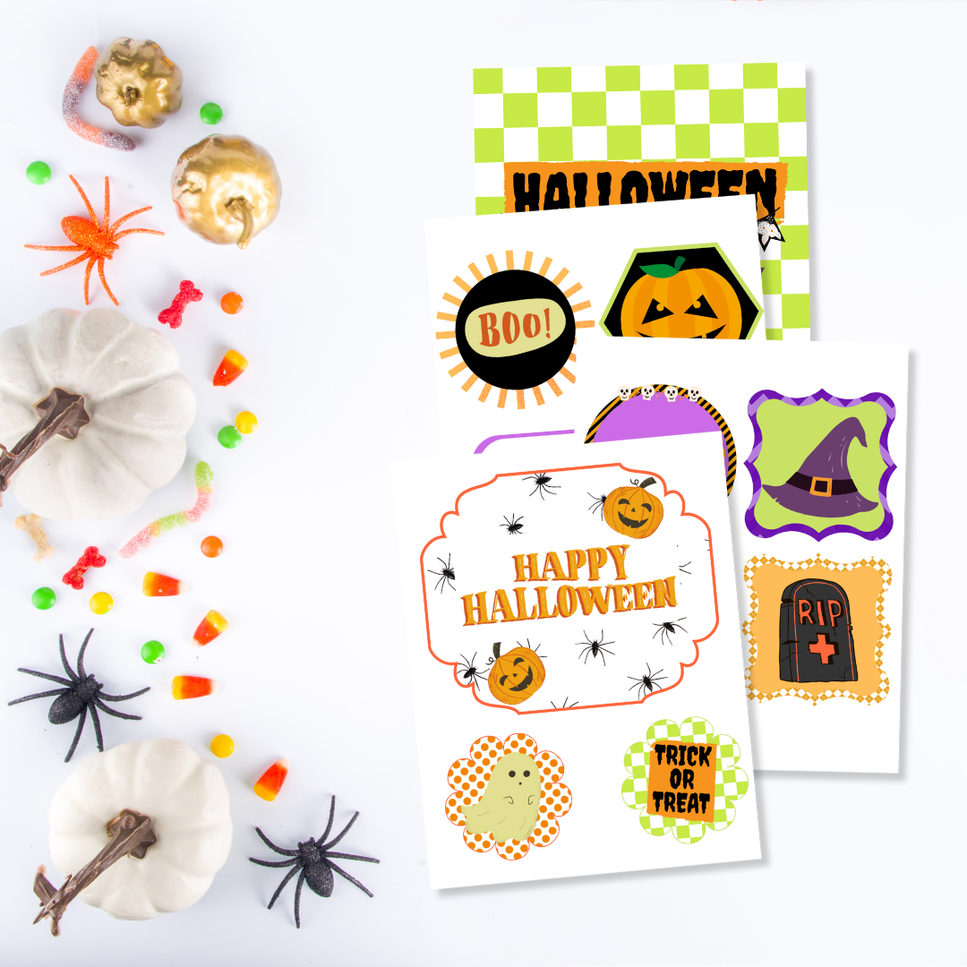 Halloween Goodie Basket/Food Toppers