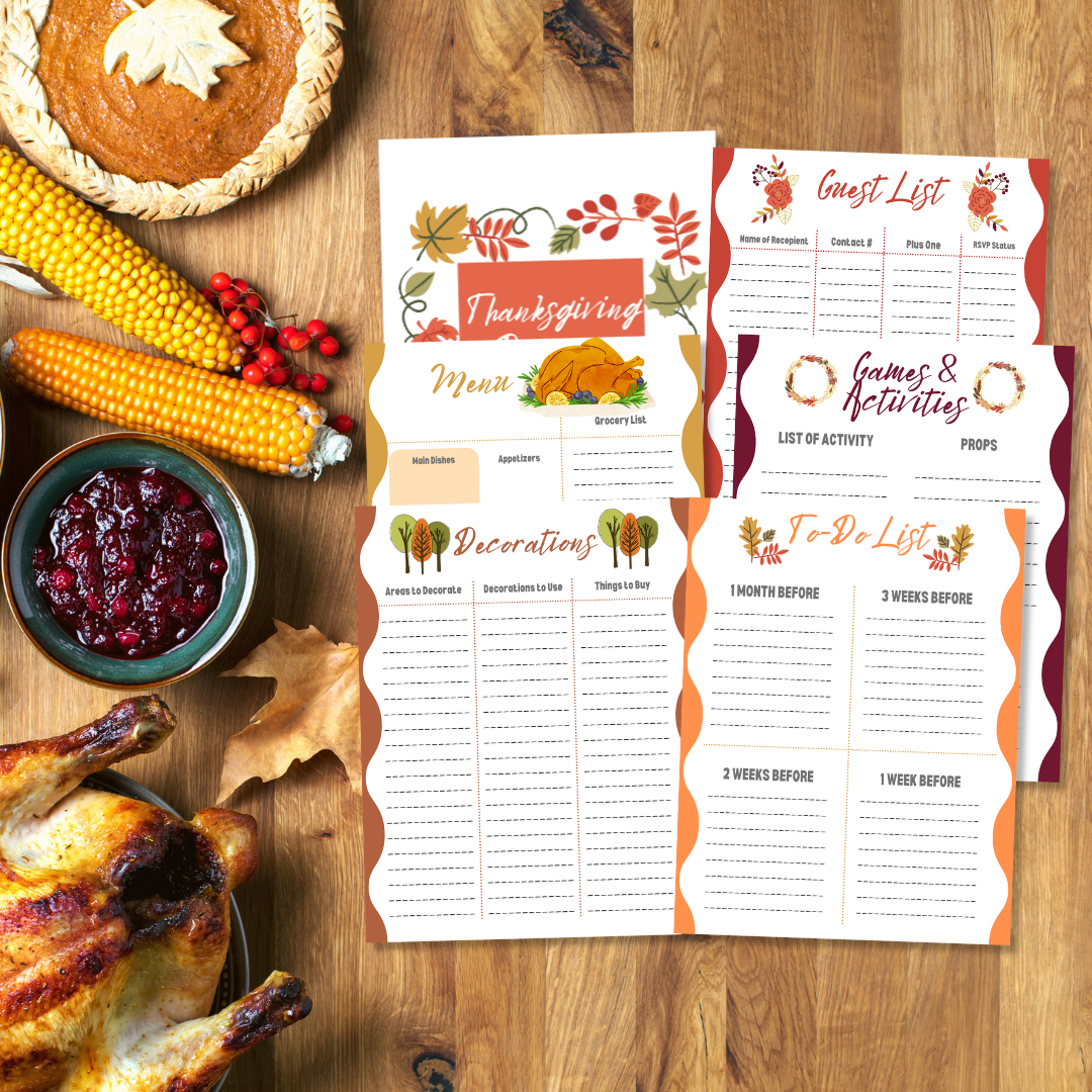 Thanksgiving Dinner Planner