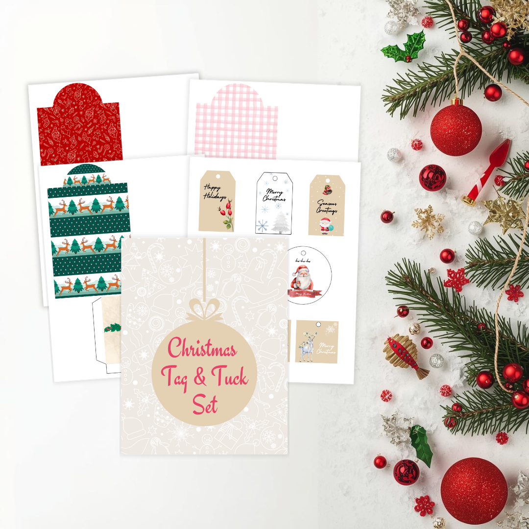 Christmas Tag and Tuck Set