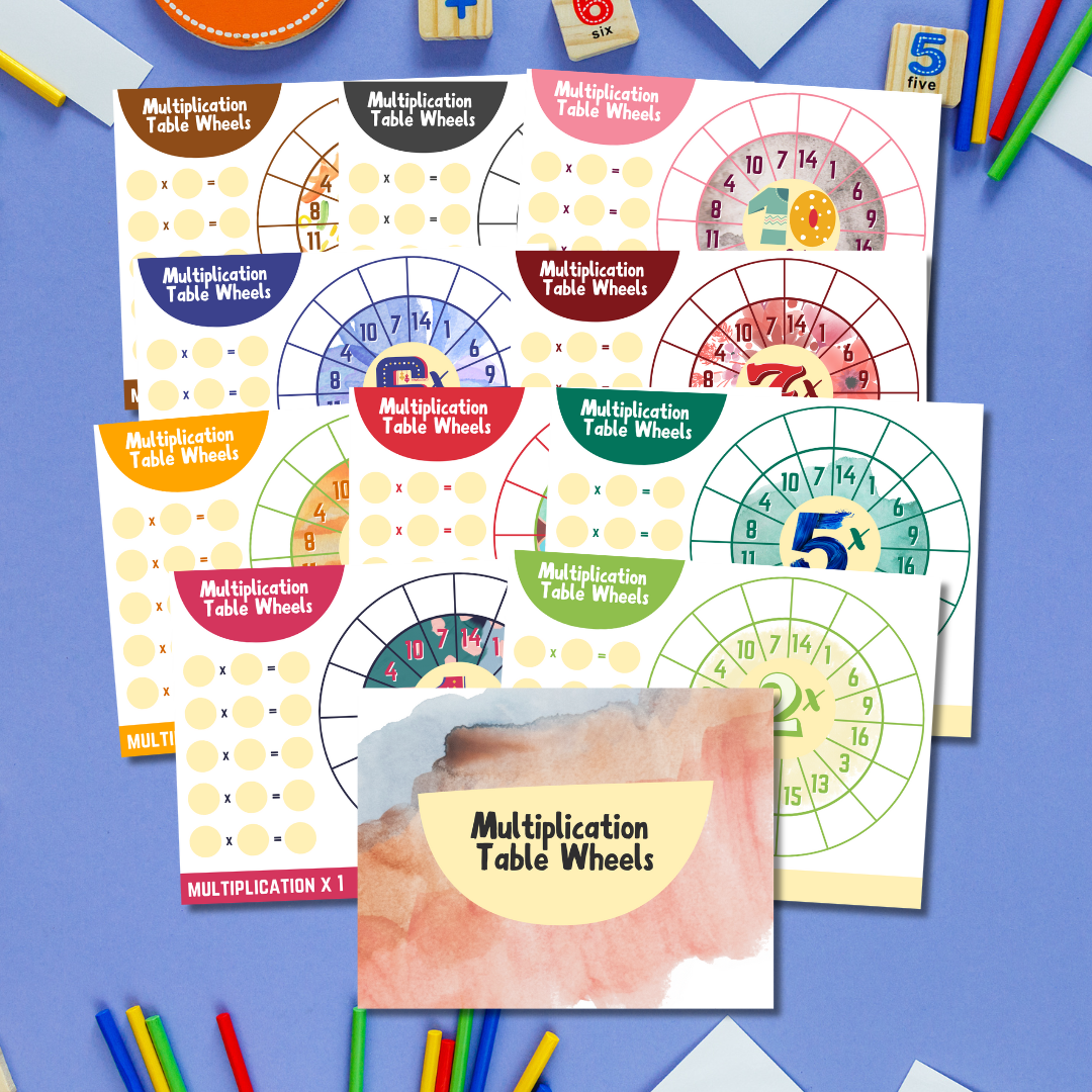 Multiplication Table Wheel