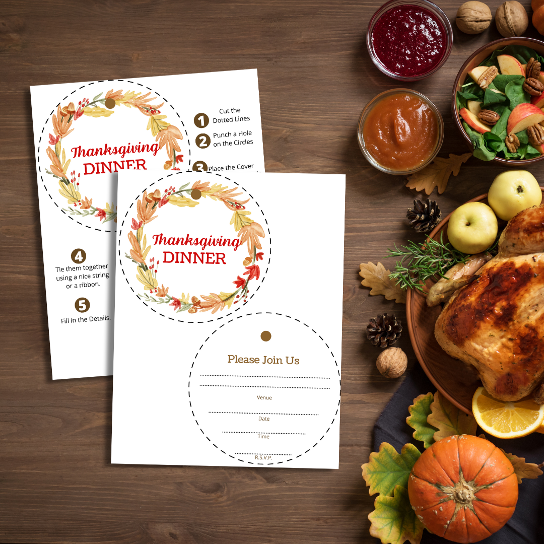 Thanksgiving Dinner Invitation