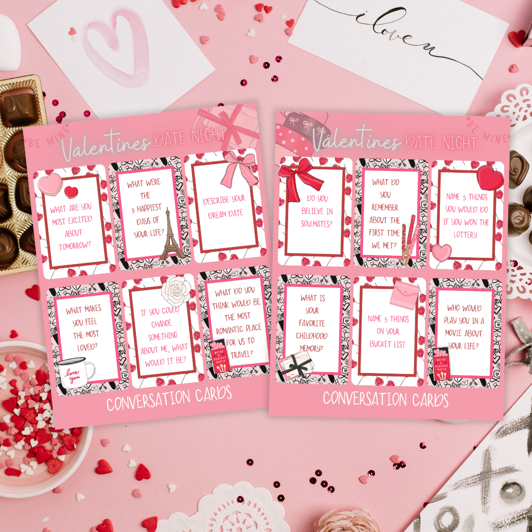 Valentines Date Night Conversation Cards