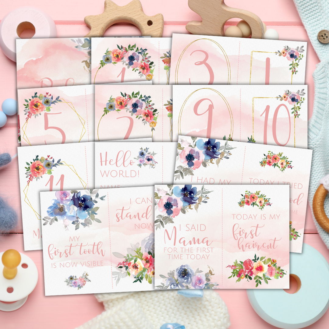 Baby Milestone Cards