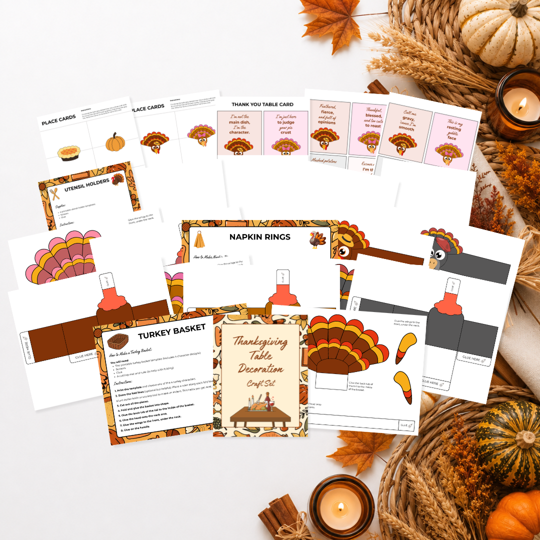 Thanksgiving Table Decorations Craft