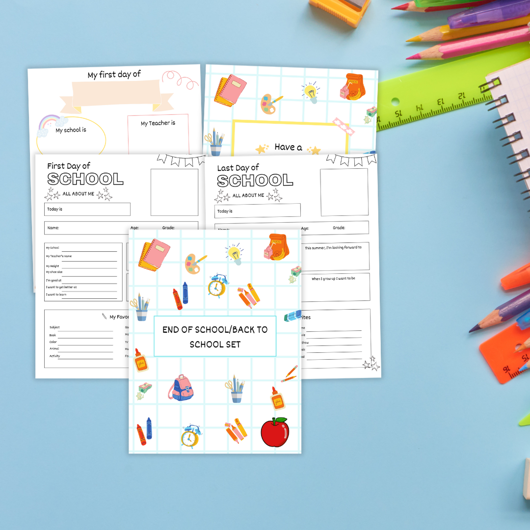 End of School/Back to School Set