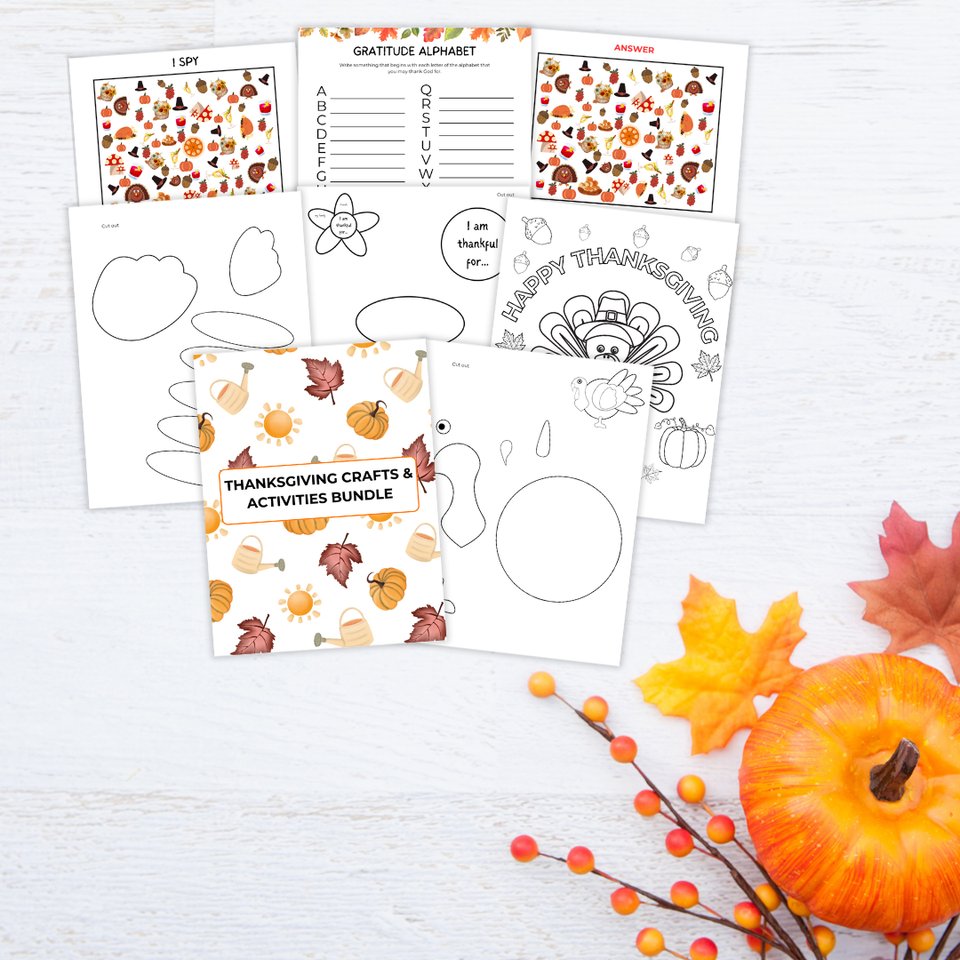Thanksgiving Crafts & Activities Bundle