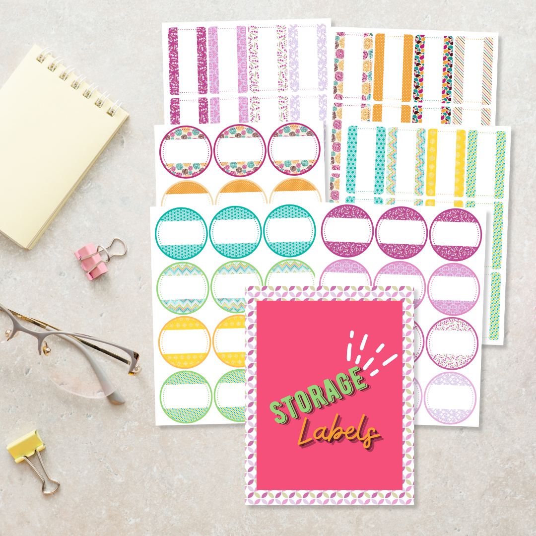 Storage Labels – Printables and More Club